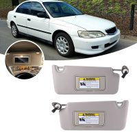 2PCS 83280-TA5-A51ZA 83230-TC0-T91ZA Car Sun Visor Sunshade W/ Mirror Light Parts Accessories for Honda Accord 2008-2013 Sunvisor Panel