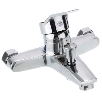 Chrome Zinc Alloy Bathroom Basin Mixer Faucet Sink Tap Wall Mounted Hot &amp; Cold Water Mixer High Quality Faucet