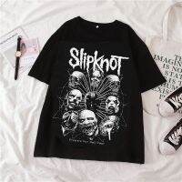 Casual Slipknots T-shirt For Men And Women Heavy Metal Shirt Y2K Streetwear 100% cotton T-shirt