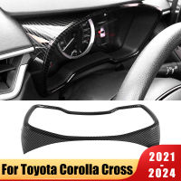 สำหรับ Toyota Corolla Cross XG10 2021 2022 2023 2024ภายในรถ Dashboard แผงหน้าปัดกรอบสติกเกอร์ Trim อุปกรณ์เสริม