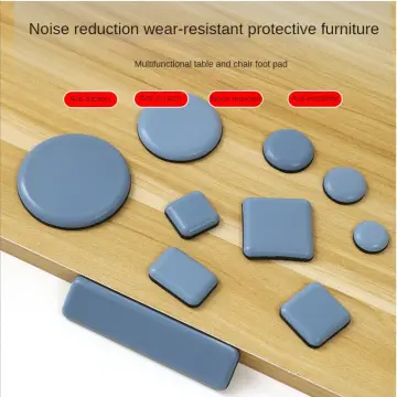 4Pcs Heavy Duty Furniture Moving Sliders Pad Protectors Floor Wood Carpet  Black