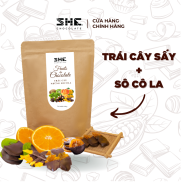 Trái cây nhúng Socola thập cẩm-Túi 500g - SHE Chocolate