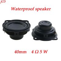 1Pcs 40mm Speaker 4Ω5W Rubber Edge Speaker Waterproof Full Frequency Modification Homemade Bluetooth Small Audio Speaker