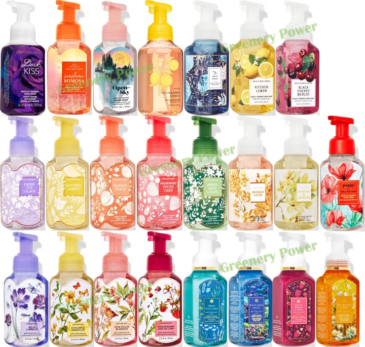 bath and body works lemon and mint hand sanitizer