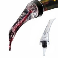 Magic Wine Decanter Wine Aerator Pourer Spout Decanter Wine Aerator Quick Aerating Pouring Tool Pump Portable Filter