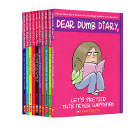 Original English Book Dear Dumb Diary silly girl diary / dull diary 10 picture books funny humorous novels primary and secondary school English reading to improve childrens after-school reading