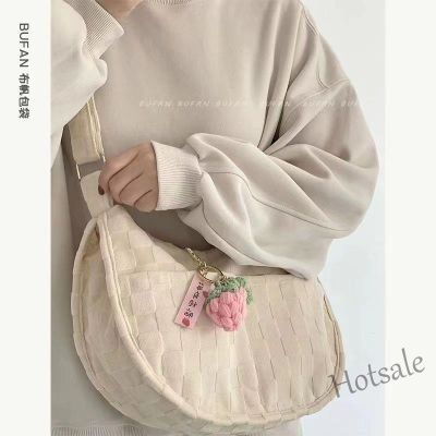 【hot sale】♨ C16 ☆Dalisi☆ 2022 New Style Crossbody Bag Large Capacity 2022 Canvas Bag Casual Fashion Bag Student Shoulder Messenger Bag Dumplings Bag