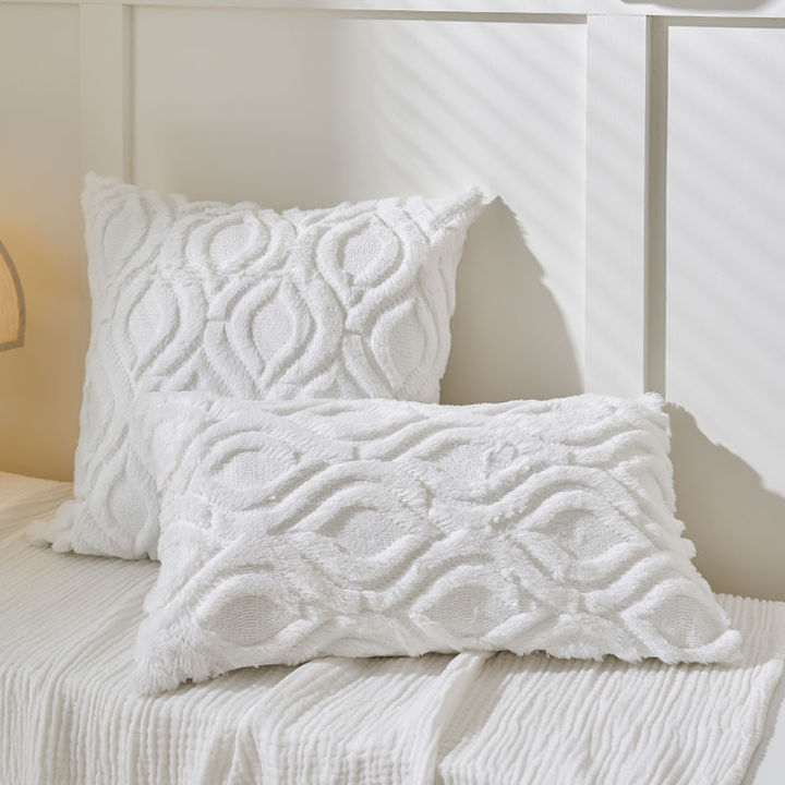 30x50cm-45x45cm-50x50cm-throw-pillow-case-for-sofa-bed-car-living-room-plush-cushion-cover-sleeping-white-cream-apricot-pillowcase-cotton-linen-home-decor-3d-design