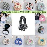 READY STOCK! For Audio-technica ATH-M50X Headphone Case Cartoon Innovation Series for Audio-technica ATH-M50X Headset Earpads Storage Bag Casing Box