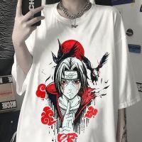 COD  เสื้อยืดแขนสั้นคอกลมพิมพ์ลาย Narutoแขนสั้นพิมพ์ลายการ์ตูนนารูโตะสไตล์ญี่ปุ่น