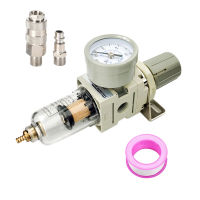 Free shipping AW2000-02 Pneumatic Compressor Air Filter Source Treatment Filters Pressure Regulator Gauge