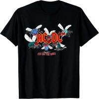 INS เดียวกัน ACDC dying ฝ้ายรอบคอหลวมแขนสั้นเสื้อยืดในสต็อก [S-XXXL]-YD004