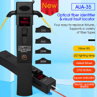 COMPTYCO AUA-35คุณภาพสูง Optical Identifier LED และ10Mw Visual Fault Locator ไฟเบอร์ออปติกเครื่องมือทดสอบ800-1700Nm