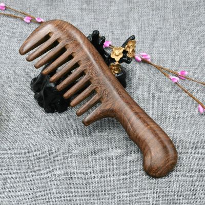 【CC】●◇  Waist Fragrance Anti Static Wide Detangle Sandalwood Comb Massage Hair Tools