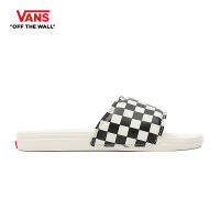 VANS LA COSTA SLIDE-ON - CHECKERBOARD BLACK/MARS (รองเท้าเป็น US-WOMEN) รองเท้าแตะ ชาย หญิง