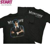 START เสื้อยืดผู้ชาย T-shirt  เสื้อยืดถูกๆ  เสื้อยืด Wednesday Series