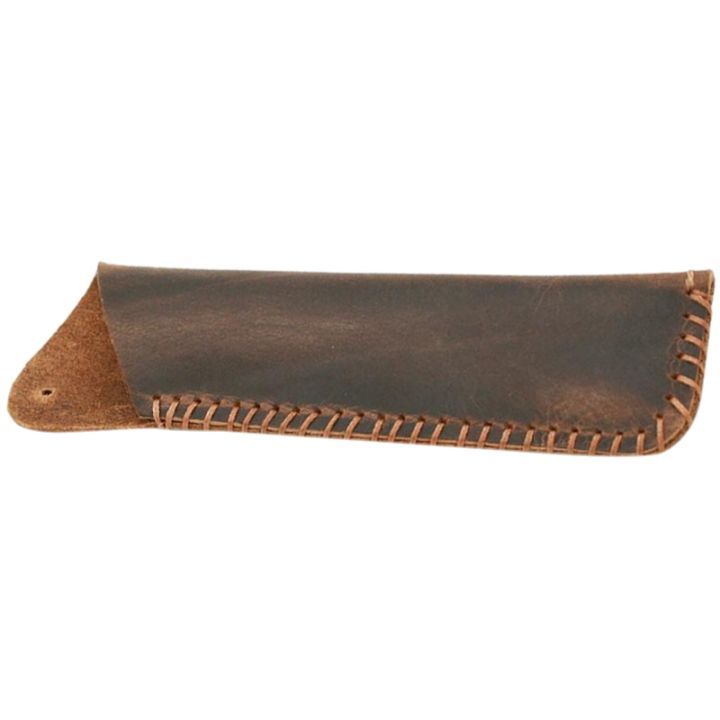 genuine-leather-double-pen-sleeve-case-holder-pouch-cover-for-2-pen-handmade-vintage-brown