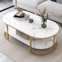 White Living Room Coffee Table Modern Nordic Luxury Low Marble Storage Poker Entryway Console Table Dining Muebles Furniture