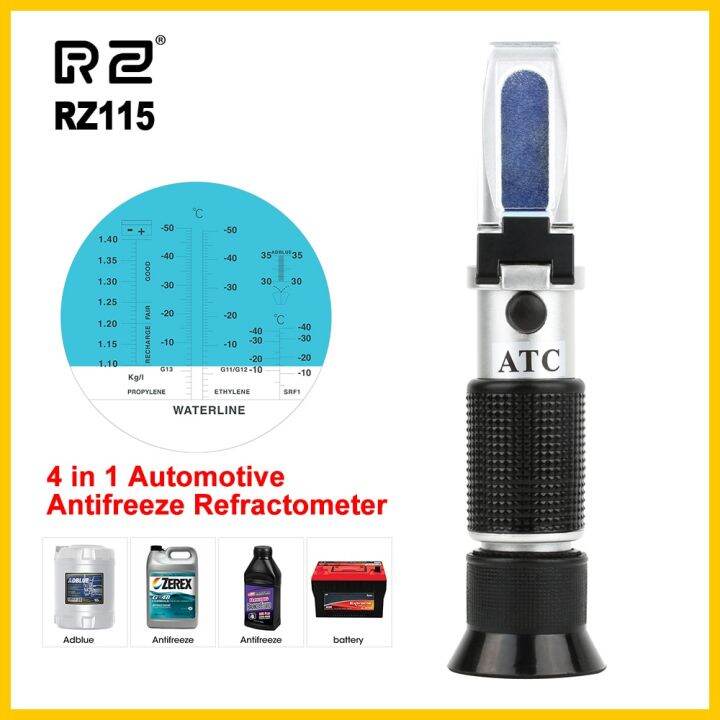 RZ Automotive Antifreeze Refractometer Freezing Point Urea Adblue