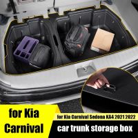 hotx 【cw】 for Sedona KA4 2021 2022 car tailgate trunk storage finishing injection molding box