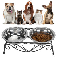 Pet Bowl Stainless Steel Dual Purpose Pet Bowl for Small Dog Small Cat