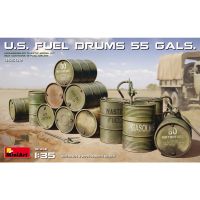 โมเดลประกอบ MiniArt 1/35 MI35592 U.S.FUEL DRUMS 55 GALS.