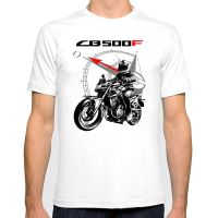 Vintage Men Essential T-Shirts Casual Japan Motorcycle Motorbike Hon Cb 500XF Print T Shirt Adventure Graphic Shirt