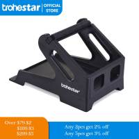 Trohestar Thermal Label Holder for Rolls and Fanfold Labels Work with Desktop Label Printer (Black)