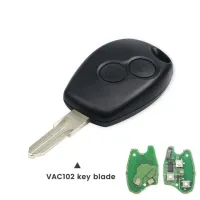 Keyyou คีย์ปุ่มควบคุมระยะไกล433Mhz 2คีย์สำหรับเรโนลด์ดัสเตอร์ Modus Clio 3 Twingo Dacia Logan Sandero Kangoo Pcf7947ชิป Pcf7946