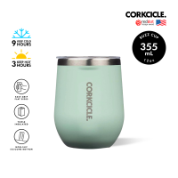 CORKCICLE แก้วสแตนเลสสูญญากาศ 3 ชั้น กักเก็บความเย็นได้นานถึง 9 ชม. เก็บความร้อนได้ 3 ชม. 355ML (12OZ) รุ่น STEMLESS MATCHA