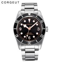 ♞¤♦Corgeut 41มม. นาฬิกาเครื่องกลบุรุษ Miyota เคลื่อนไหวกระจกแซฟไฟร์แบบอัตโนมัติส่องสว่างนาฬิกาว่ายน้ำกีฬานาฬิกาข้อมือสุดหรูผู้ชาย