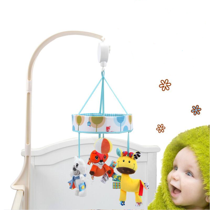 Baby Crib Musical Mobile Operated Rotating Musical Box Hanging Cute ...