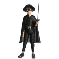 [ในสต็อก] Snailify ฮาโลวีนเครื่องแต่งกายสำหรับเด็ก Zorro เครื่องแต่งกายภาพยนตร์ทีวีคอสเพลย์เด็กเครื่องแต่งกายซูเปอร์ฮีโร่คอสเพลย์สำหรับเทศกาล