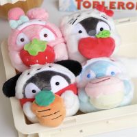 Sanrio Kuromi Pacho Hangyodon Tuxedosam ของฉันเมโลดี้เพนกวินน่ารักพวงกุญแจตุ๊กตาของเล่นนุ่มจี้ของขวัญ