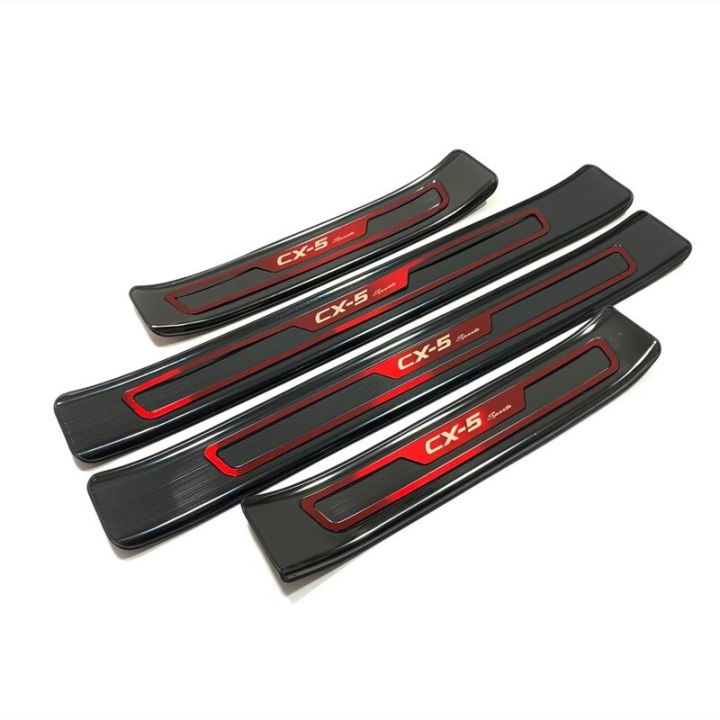 For Mazda Cx5 Cx 5 Auto Accessories Trim Door Sill Protector Scuff Car  Sticker