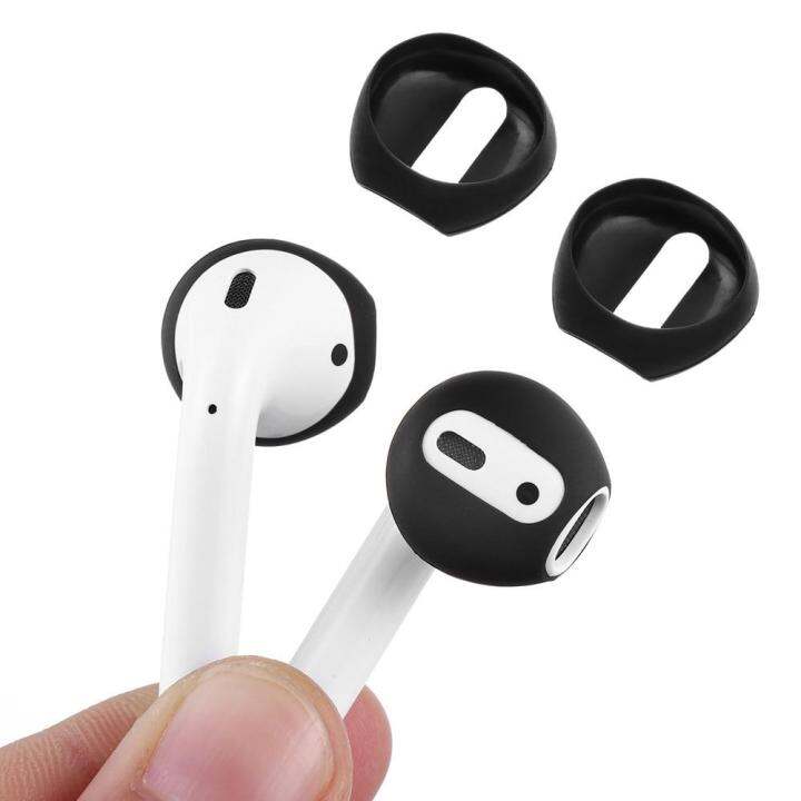 หูฟัง-airpods-2คู่แบบแฟชั่นสำหรับป้องกันซิลิโคนอ่อนหูฟังเอียร์บัดสีอุปกรณ์หูฟังบาง