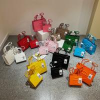 ♔ telfar bag European and American minority simple shopping bag texture handbag female candy color one shoulder Messenger Tote bag