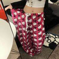 【CC】☏○۩  Womens Warm Woolen Cartoon Pants In Fashion Trousers