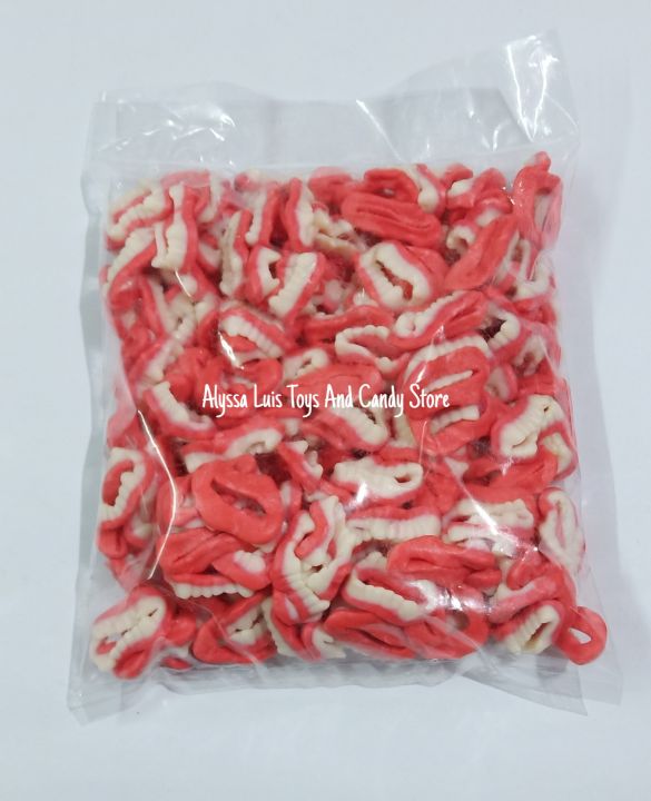 1kg Gummy Teeth 160~200pcs Gummy Candies Gummy Sweets Lazada Ph 4669