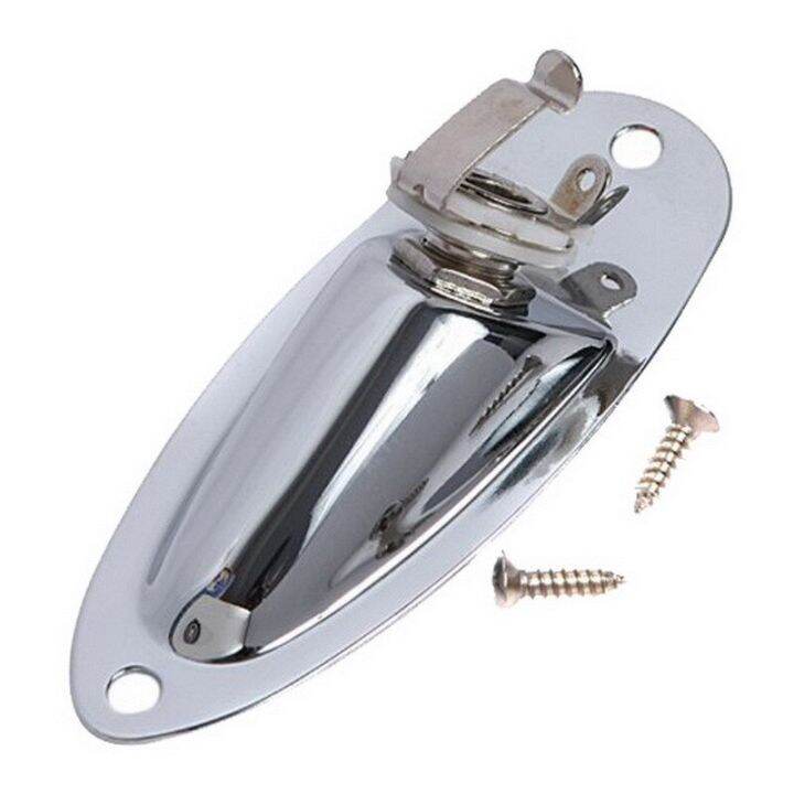 output-jack-plate-socket-boat-style-for-electric-guitar-chromeplated