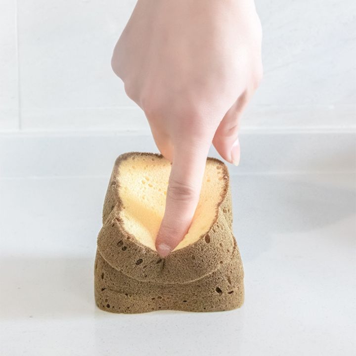 cute-bread-sponges-set-for-kitchen-smile-toast-dish-washing-sponge-kit-pot-wash-cleaner-scouring-pads-cleaning-cloth-magic-clean