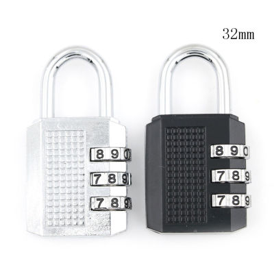 รหัสล็อคกระเป๋าเดินทางประตูกระเป๋าเดินทาง26x11x5 4มม./32X13X60มม. รีเซ็ตได้3ขายดีเครื่องมือกุญแจกุญแจล็อครหัสตัวเลข