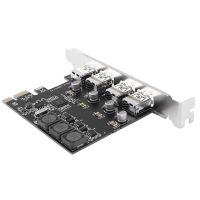 4 Port Usb 3.0 Pci Express Expansion Card Pcie Pci-E Usb 3.0 Host Controller 4 X Usb3.0 Usb 3.0 Add On Card Expansion Cards