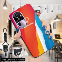 เคส PMP สำหรับ OPPO Reno10 Pro + 5G เคส Hp Oppo Reno10 Pro + 5G (แหวนใส่นิ้ว + สายคล้อง) การ์ตูนสุนัขน่ารักเคสโทรศัพท์สำหรับหญิงสาวน่ารักแมวเด็กผู้หญิงเด็กผู้ชายน่ารักกันกระแทกหลากสีซิลิโคนนิ่มฝาครอบด้านหลังโทรศัพท์ป้องกัน TPU