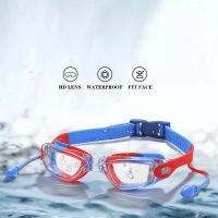 Kid Children Professional Waterproof Swim Goggles Anti Fog UV Protect HD Swimming Pool Water Sport Glasses Eyewear with Earplugs Goggles