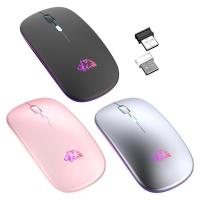 Wireless Mouse 2.4Ghz Laptop Rechargeable Mouse Portable Ergonomic Mouse with 1600 DPI Silent Mouse with 4 Buttons Computer Accessories for Home Office Travel handsome