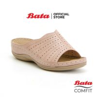 Bata COMFIT รองเท้าลำลองมีส้น SLIP ON แบบสวม สีชมพู รหัส 6615330 / สีดำ รหัส 6616330 Ladiescomfort Fashion