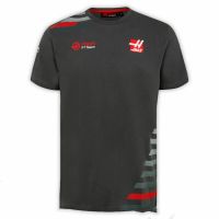 เสื้อยืดทีม Haas ใหม่ผู้ชาย F1เสื้อจักรยานเสือภูเขาแขนสั้นชุดรถมอเตอร์ไซค์แข่ง2022