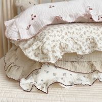 【hot】✽ Baby Pillowcase Floral Print Cotton Muslin Newborn Cover for 30x50cm 48x74cm