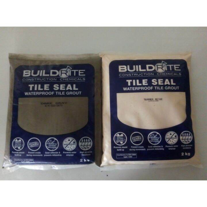 Buildrite Waterproof Tile Grout 2KG Lazada PH